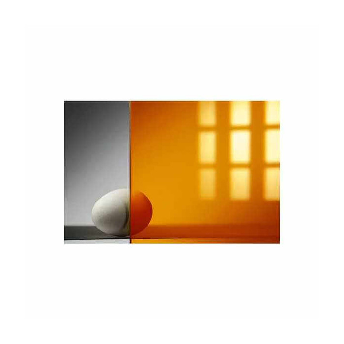 Монолитный поликарбонат 2 мм КИВИ оранжевый 2050х3050 мм